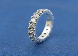 925 STERLING SLATY SLUGLING ROW ETERNITY BAND RINGS FIT P JOENS ARMANDOS DE CEMA DE CEMA ANOS DE MODANTE PARA MULHERES7538352