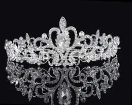 Birdal Crowns Neue Stirnbänder Haarbänder Kopfstücke Brauthochzeit Schmuck Schmuckteile Silberkristalle Strass -Perlen HT065766042