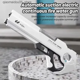 Sand Play Water Fun Automatyczne ssanie elektryczne pistolet wodny zaawansowany technologicznie Automatyczny pistolet wodny Gra pod wysokim ciśnieniem pistoletu wodnym Q240413