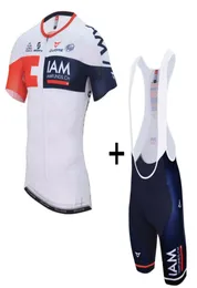 Men Iam Gold Team Cycling Jersey 2022 Maillot Ciclismo Rower Ubrania rowerowe rowerowe odzież D113641097