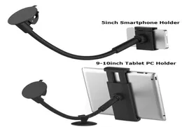 LP3C Gooseneck Yumuşak Boru 360 Derece Araç Penceresi Emme Montaj Universal 3555 inç Cep Telefon Tutucusu 910inch Tablet PCNAVIG3592056