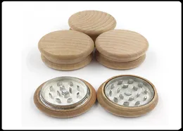 Acessórios de madeira de ervas de madeira Acessórios Wood Tobacco Grinder 50mm vs Sharpstone3863265