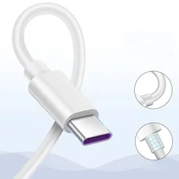 2024 Original Fast Charging Cable för Huawei 2M USB Typ C Data Sync Cable för Redmi 10X K30 8A Original Fast Charging Cable för Huawei