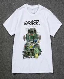 Gorillaz T Shirt UK Rock Band Gorillazs Tshirt Hiphop Alternative Rap Tee koszulka Nownow Nowy album Tshirt Pure Cotton7606441