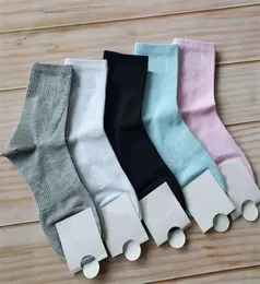 Boys and Girls Pure Cotton Fashion Parentchild Midlength Socks Wearresistant 5color Sports Comfortable Leisure Socks8432366