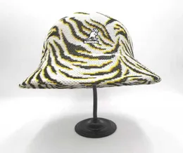 Kangaroo Fisherman Hat Men and Women Kangol New Leopard Pattern Tiger Dome Basin Basin Designer Q07035628641