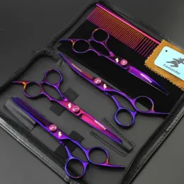 2024 Cabelo de 6 polegadas Scissors Rainning Cutting barbeiro barbeiro tesoura de tesoura de tesoura Profissional Barbeiro Profissional Scissors para cabelos para cabelos