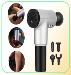 6gear Electric Deep Tissue Pure Wave Percussion Massager Gun Hearmheld Body Fascia Back Massager Вибрирующая релактивный инструмент9383042