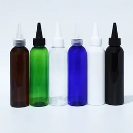 Garrafas de armazenamento 150 ml de plástico vazia de loção com top toup top tap liquid embalagem