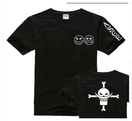 Men039S T -skjortor Anime One Piece Edward Gate Beard Clothing Men Kort ärm Cotton Tops Tees Hip Hop331A7830436