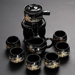 TeAware Setleri Seyahat Tam Çay Seti Çin Yarı Otomatik Lüks Geschirr Hediye WSW40XP