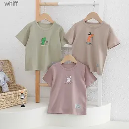 TシャツTシャツ夏の子供Tシャツ子供向けTシャツショートスリーブ男の子ティースクールガールズブラウス漫画幼児服AA230330 C240413