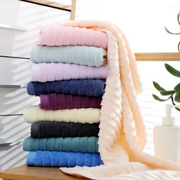 Handtuch 10 Colors Baumwollbad Dusche Dicke Handtücher Heimat Badezimmer El für Erwachsene Kinder Badhanddoek Toalha de Banho Serviette Bain