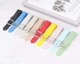 Watch Bands Curved End 20mm Rubber Strap Suitable for Moon Colorful band Fashion Acessories 2209124037797