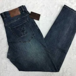 Herren Jeans Designer High Luxury Frühling/Sommerhosen vereinfachte europäische Endmodik Handwerk gewaschene Waren Elastische vielseitige, schlanke Fit kleine Bein Asien Größe 28-42 LR8