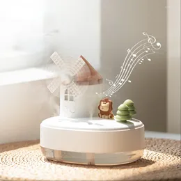 Figurine decorative Musica Wind Music Humidifier Double Spray Wireless Mini Desktop Cine Air Gift