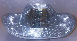 حزب القبعات الجديدة أزياء IC ديسكو Ball Cowboy Festival Glass Glitter Cap Mirror لـ DJ Club Stage Bar Dance L2210125063091