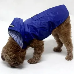 Dog Apparel Reflective Pet Raincoat Puppy Waterproof And Windproof Hood Size Clothing Supplies Capas Para Lluvia