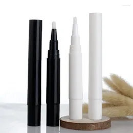 Förvaringsflaskor Tom Twist Pen with Brush Refillable Bottle Cosmetic Container Nail Polish Tube