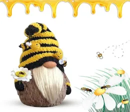 12pcs 2021 Facably Bumble Bee Bee مخططة جنوم الاسكندنافية Tomte Nisse Swedish Honey Home Home Old Man Gifts Toys Party Support2934961