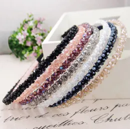 أزياء Shinny Crystal Hairbands Heared Haop Hoop 2019 New Diamond Hair Band for Women Rhinestone Beadbands Association6939002