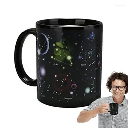 Becher Wärme wärmelte empfindliche Becher Farb Keramik Kaffeetasse Zwölf Sternbecher Design Cool Tea Magic Change