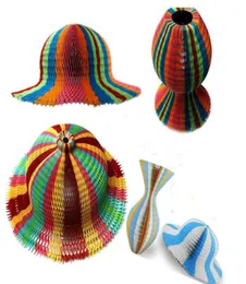 Cappelli di carta vaso magico da 100 pezzi per decorazioni pieghevoli per decorazioni per feste cappelli di carta divertenti da viaggio colorati4578741