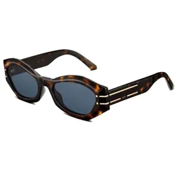 Damen Sonnenbrille Signature B1U Cats Eye Dick Frame Mode Catwalk Brille für Frauen Schwarze Brille Klassische Allmatch UV Prote3438983