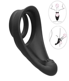 Massagem Cock Ring Lock Lanks Ereção de ereção Sleeve Atraso Ejaculação Cockring Toys sexuais para homens bens íntimos Sex Shop1019445