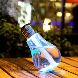 Dekorativa plattor 400 ml Luftfuktare Plastisk mini USB AROM Diffuser Creative Coloful Night Lamp Bedroom Home Car Plants Purifier