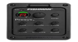 Fishman Pickups Pressys 201 PREAMP EQチューナーPiezo Pickups Equalizer System Acoustic Guitar Pickups4002831