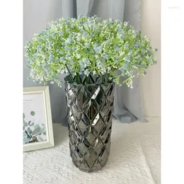 Dekorative Blumen 1PC Künstliche Baby Atem falsch Gypsophila Blumensträuße Echtes Berührung für Hochzeitsdekoration DIY Home Party