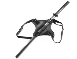 Apoio às costas Figurino vintage adulto bainha de couro para espada Medieval Playing Acessory War Holder Knight Katana A9x45734238