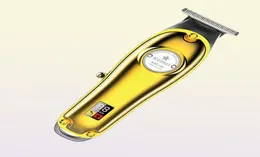 Оригинальный металлический корпус Kemei Professional Hair Clipper для мужчин Электрическая парикмахерская триммер с бородой.