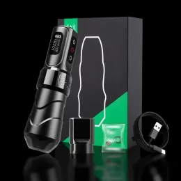 供給2022 New Flux Max ProfessionalWireless Tattoo Machine Pen Rotaty Digital LEDディスプレイ付き強力なCoreless Motor