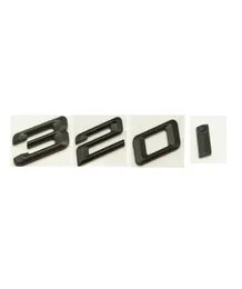 Matte Black ABS Number Letters Word Car Trunk Badge Emblem Letter Decal Sticker for BMW 3 Series 320i7042328