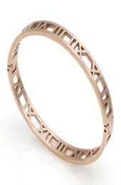 Delicati braccialetti numerici romano delicati braccialetti in acciaio in acciaio in acciaio gioielli raffinati per donne in via di aspirapolvere7288419