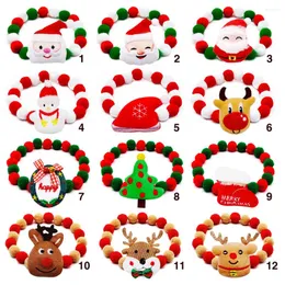 Abbigliamento per cani 12pcs Collar Christmas Collace Bowties per cani per piccoli grandi Accessori per animali domestici S/M/L/XL