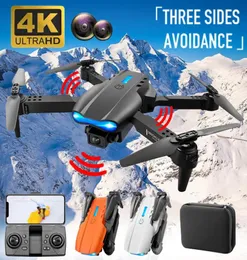 E99 Pro K3 RC Mini Drone 4K 1080p 720pデュアルHDカメラwifi fpv航空絵葉ヘリコプター折りたたみ式クアッドコプタードローンおもちゃe99pro7300280