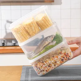 Бутылки для хранения кухня прозрачная коробка домашняя пищевая продовольствие фруктовые овощ