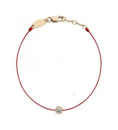 B01001E Red Thread Redline Bracelets para mulheres corda 316L Aço inoxidável Mulheres pulseira Plum Flum Flum Red corda Bracelet136818219180800