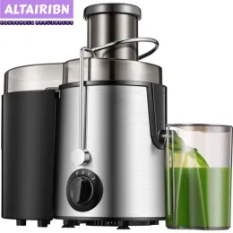 Juicers Ultra Power Power Centrifugal Machine Feed Fruit Legal Extrator 400W Controle de velocidade dupla 304 Blade de filtro inoxidável 1600ml