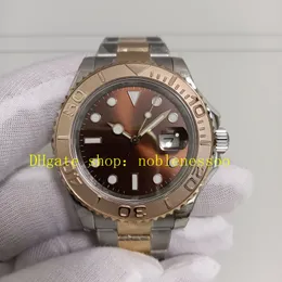 2 스타일 시계 정통 사진 남성 40mm 18k 로즈 골드 스틸 초콜릿 다이얼 루미멘트 116621 BP 공장 126621 BPF 아시아 2813 자동 기계 스포츠 시계