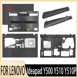 إطارات POP LAPTOP لـ LENOVO IDEAPAD Y500 Y510 Y510P LCD الغطاء الخلفي/الإطار الأمامي/القبع