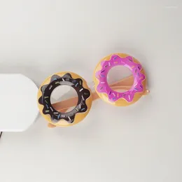 A decoração de festa de donut figures de óculos de novidade para os acessórios de aniversário de lanches engraçados Donuts Páscoa