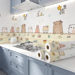 Adesivi per finestre Adesivo artistico carino Adesivo originale Anime Kitchen Authesive Wall Idro immersione decorativa Adesivo Mobili OA50DF