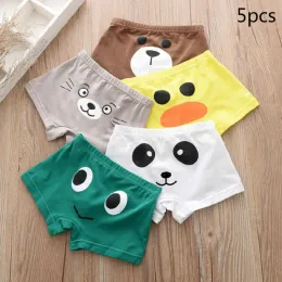 Шорты 4pcs/lot Kids Boys Boys Underwear Cartoon Cartoons Детские трусики для мальчиков -боксеров трусики 95% хлопковые подростки.