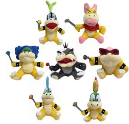 7 Styles Super Koopalings Larry Iggy Ludwig Wendy Roy Morton Lemmy Koopa Toys de pelúcia Gift2043184