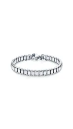 Link Cadeia Rúda de alta qualidade Venezian Link Bracelet em metal aço inoxidável para homens Mulheres Classic Jewelry5598842