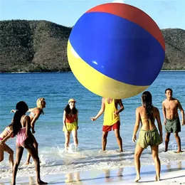 100150 cm jätte uppblåsbar strandboll sommar utomhus pool boll bad uppblåsbara leksak barn leksak bollvatten strand simning 240408